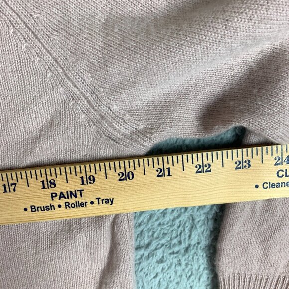 NakedCashmere Tulip Sweater Womens XS Pink Cashmere Off the Shoulder FLAWS - Picture 15 of 16